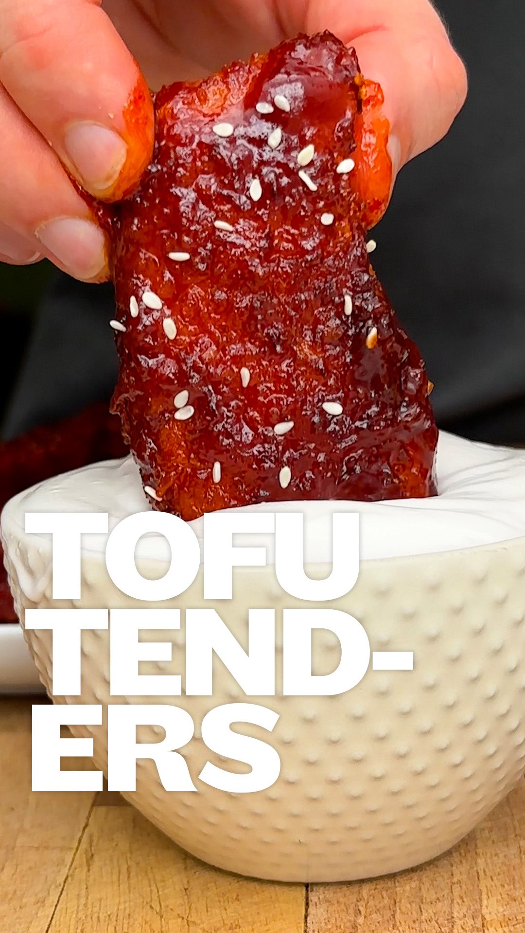 ️ KOREAN GLAZED TOFU COCONUT TENDERS